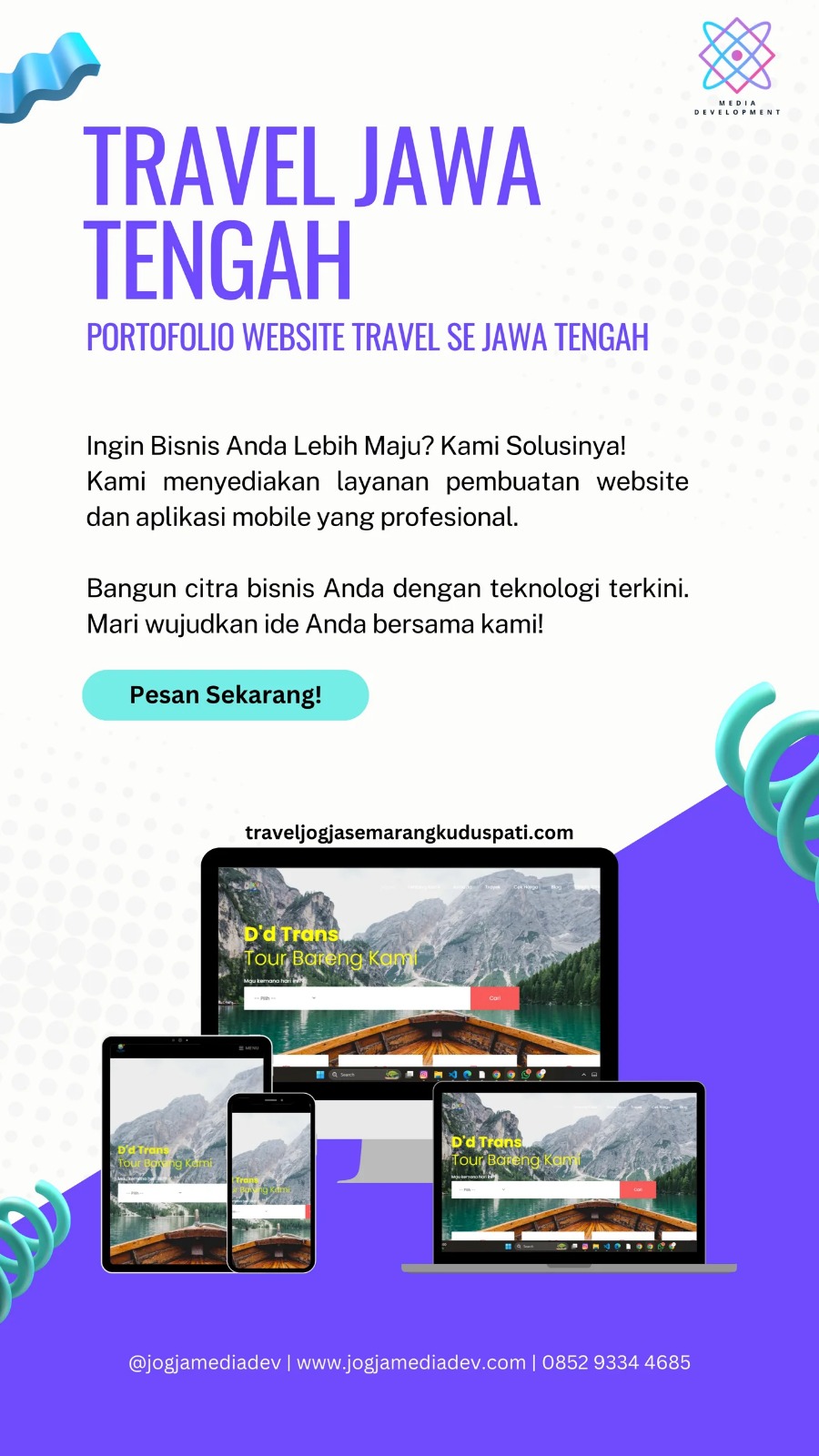 Website Travel Jawa Tengah