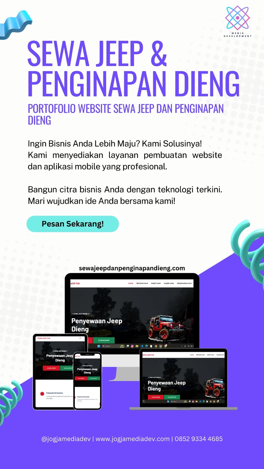 Website Jeep Dieng