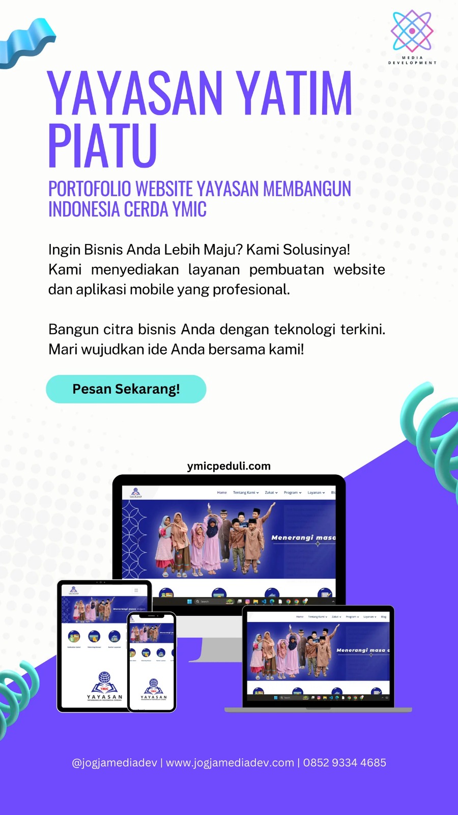 Website Yayasan Yatim Piatu