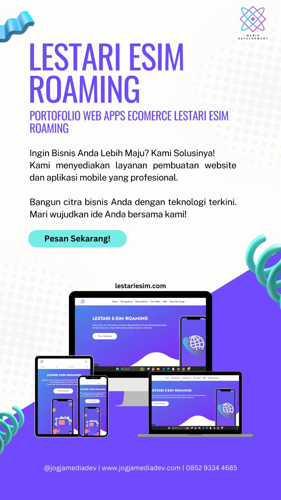 Website Penjualan Esim
