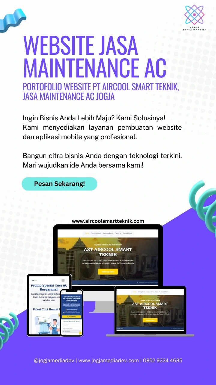 Website Jasa Service AC