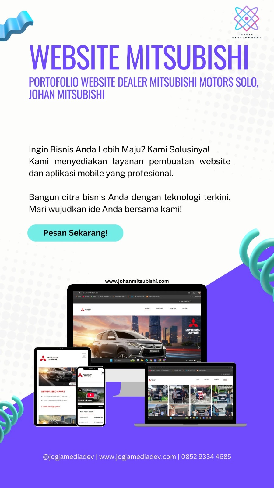 Website Dealer Mitsubishi