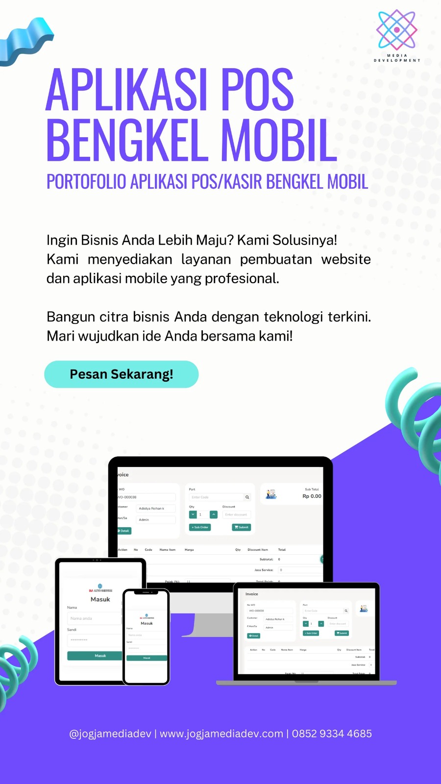 Aplikasi POS Bengkel Mobil