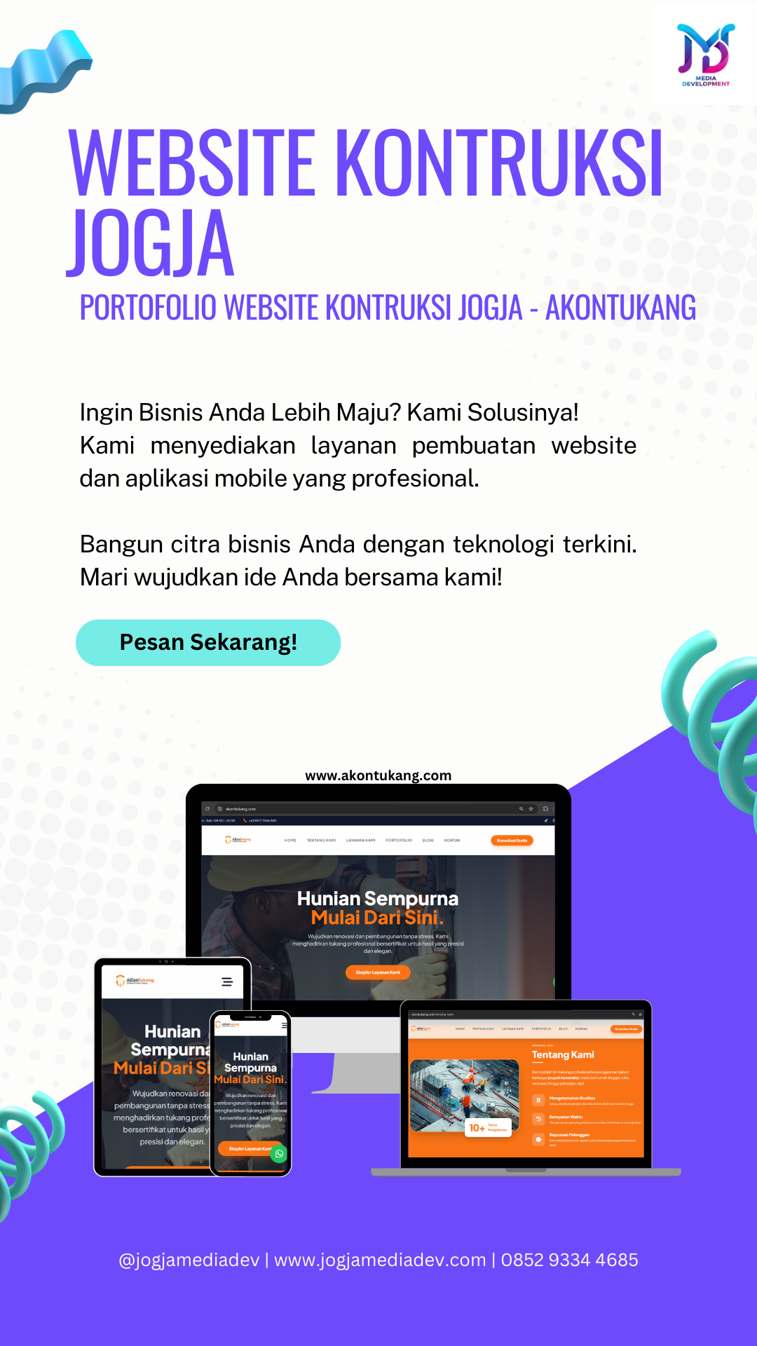 Website Kontruksi AkonTukang