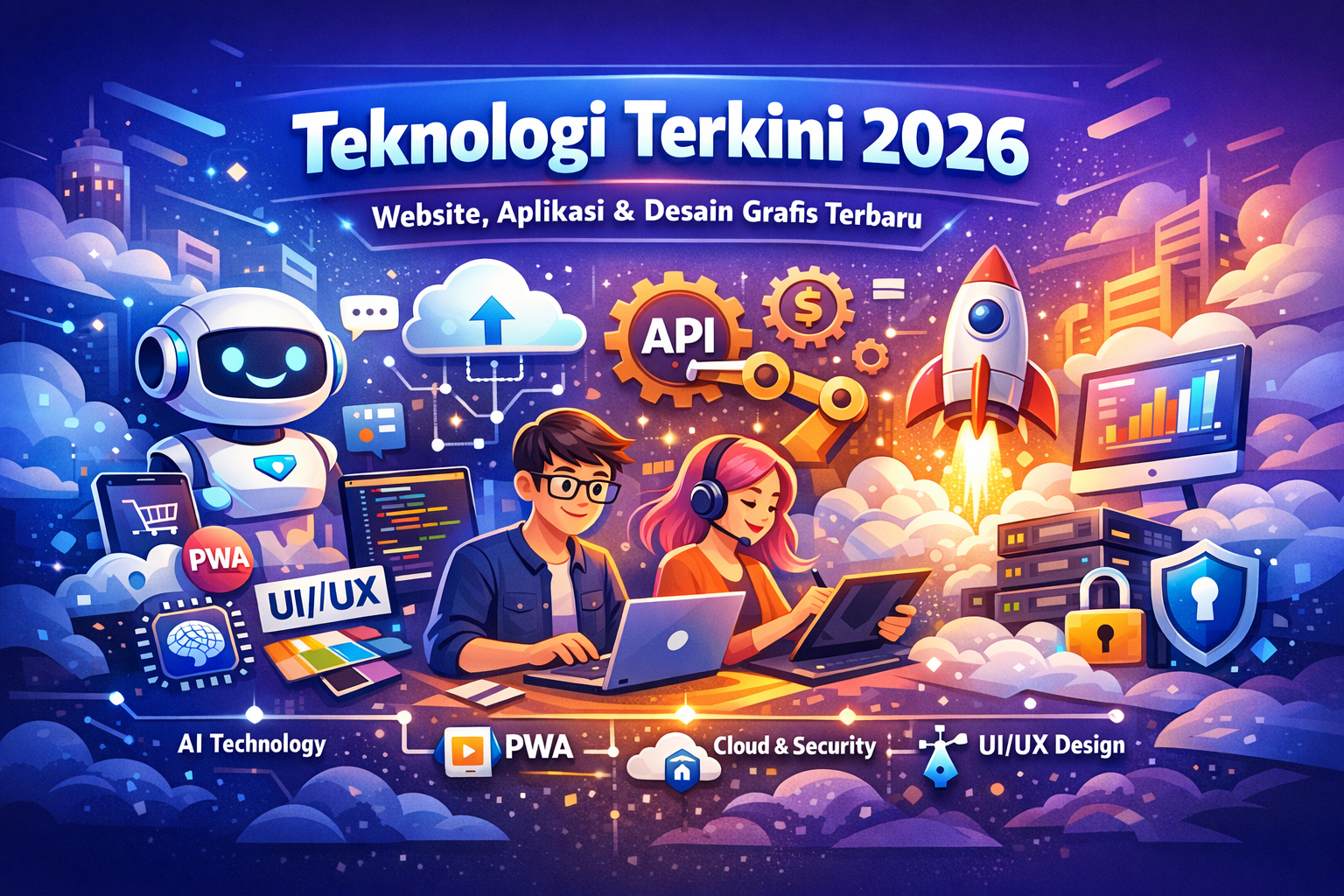 Teknologi Terkini 2026 untuk Website, Aplikasi, dan Desain Grafis