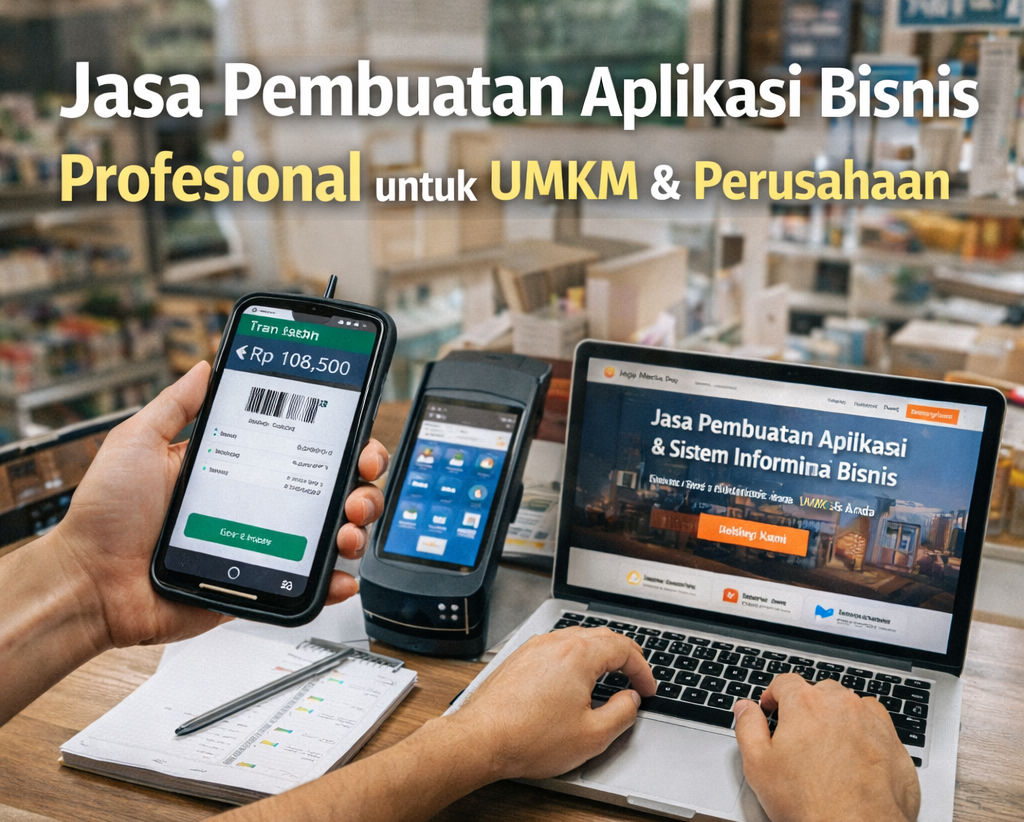 Jasa Pembuatan Aplikasi Bisnis Profesional untuk UMKM & Perusahaan