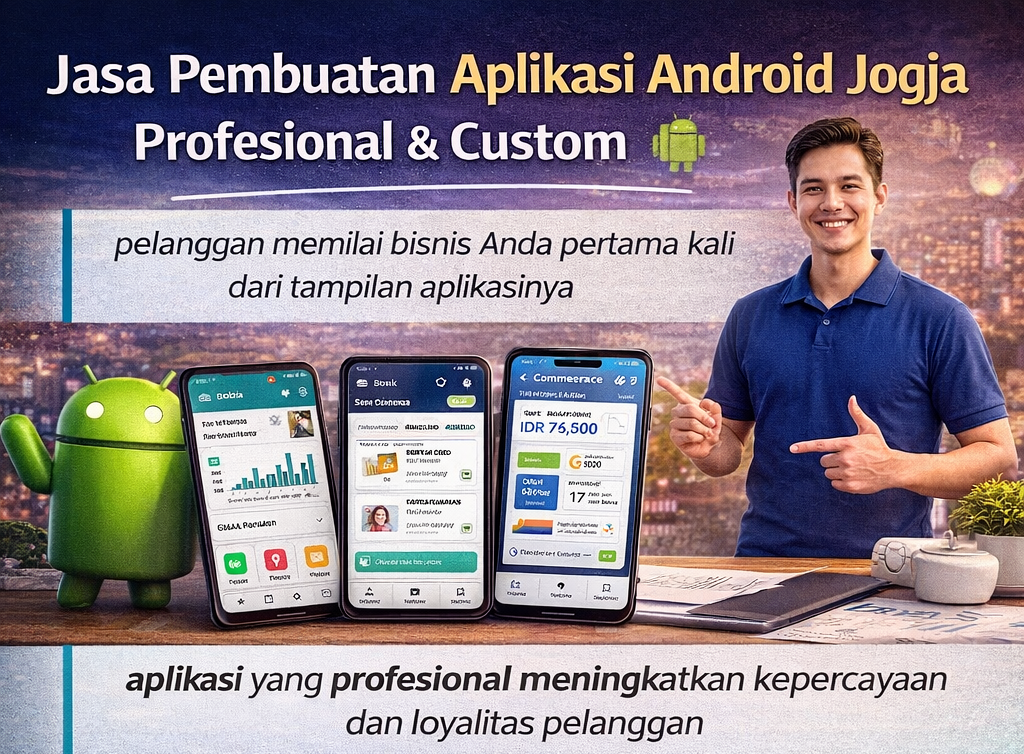 Jasa Pembuatan Aplikasi Android Jogja Profesional & Custom