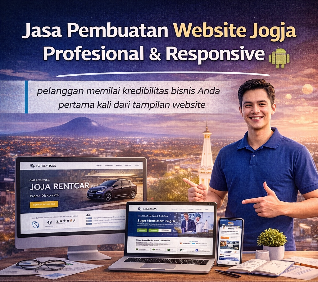 Jasa Pembuatan Website Jogja Profesional, Responsive & SEO Friendly